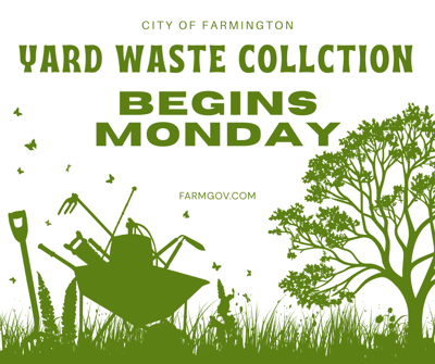 Curbside Yard Waste Collection begins Monday