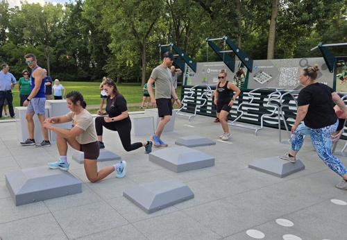 Farmington Debuts Two New Outdoor Fitness Courts in Partnership with Priority Health and National Fitness Campaign