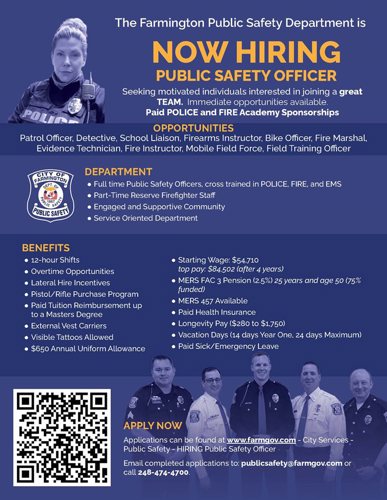 Public Safety Officer Flyer