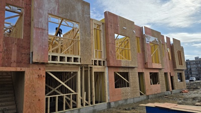 Hillside Townes underway